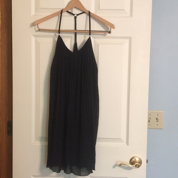 Abercrombie & Fitch Micro Pleated Black Dress - Picture 2 of 7